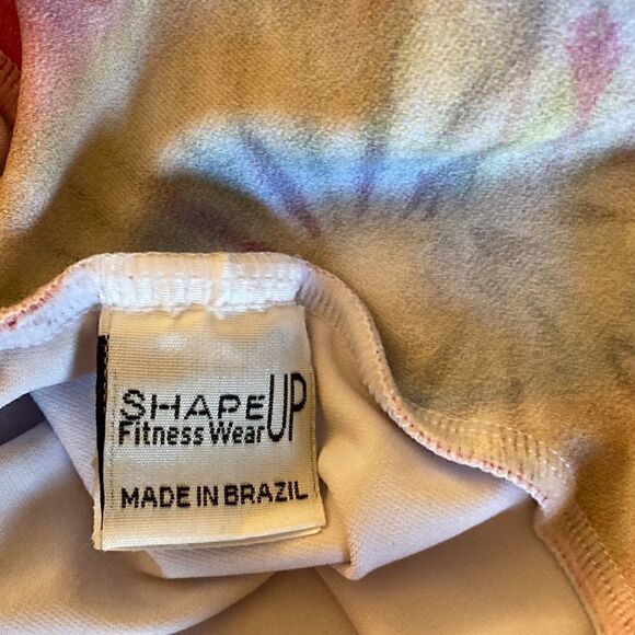 Shape Up Fitness Wear New Multi Pastel Colors High Waisted Legging/ Rear Detail - Picture 6 of 7